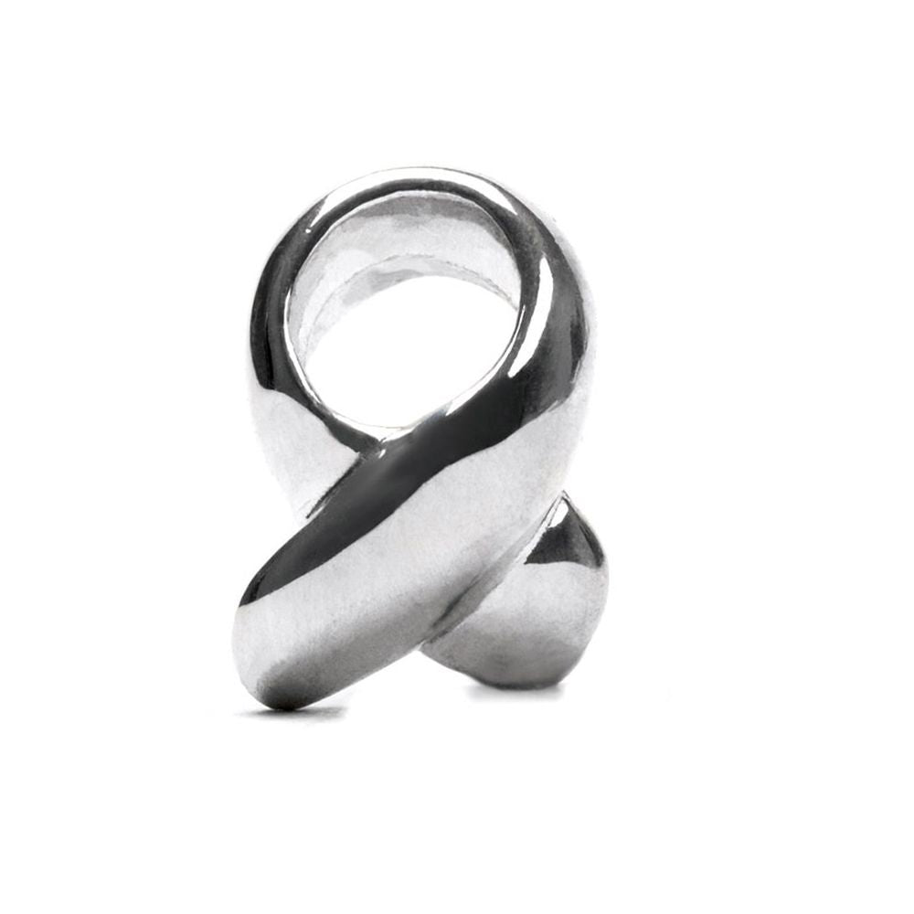 Novobeads Awareness Ribbon, Silver