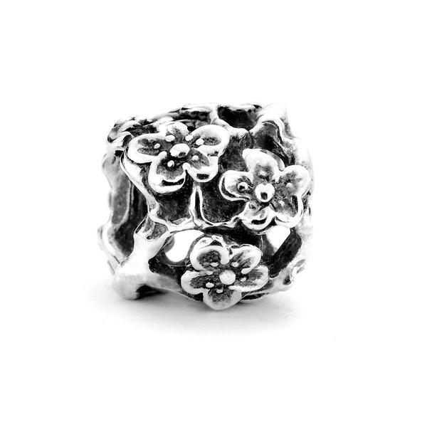 Cherry Blossoms, Silver Novobeads