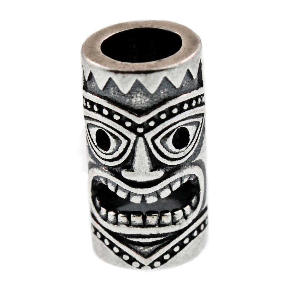 Novobeads Tiki Mask, Silver