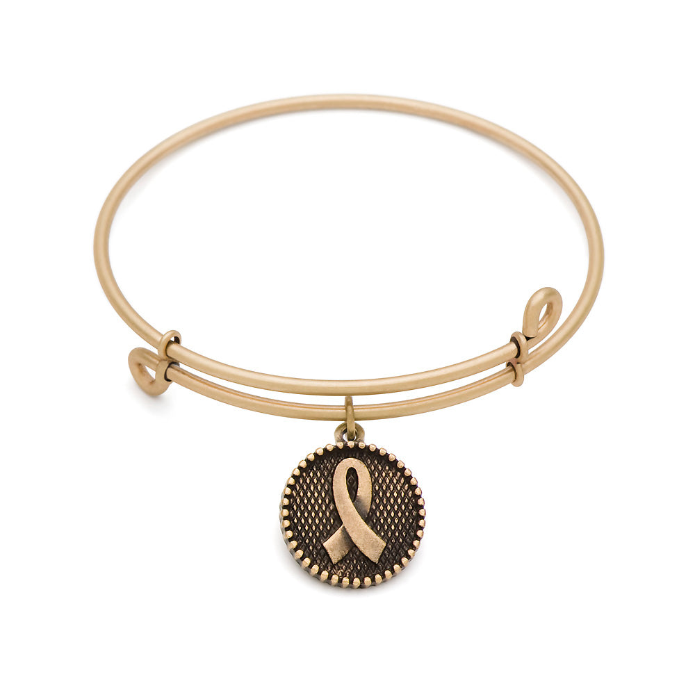 SOL Awareness, Bangle Antique Gold Color Finish