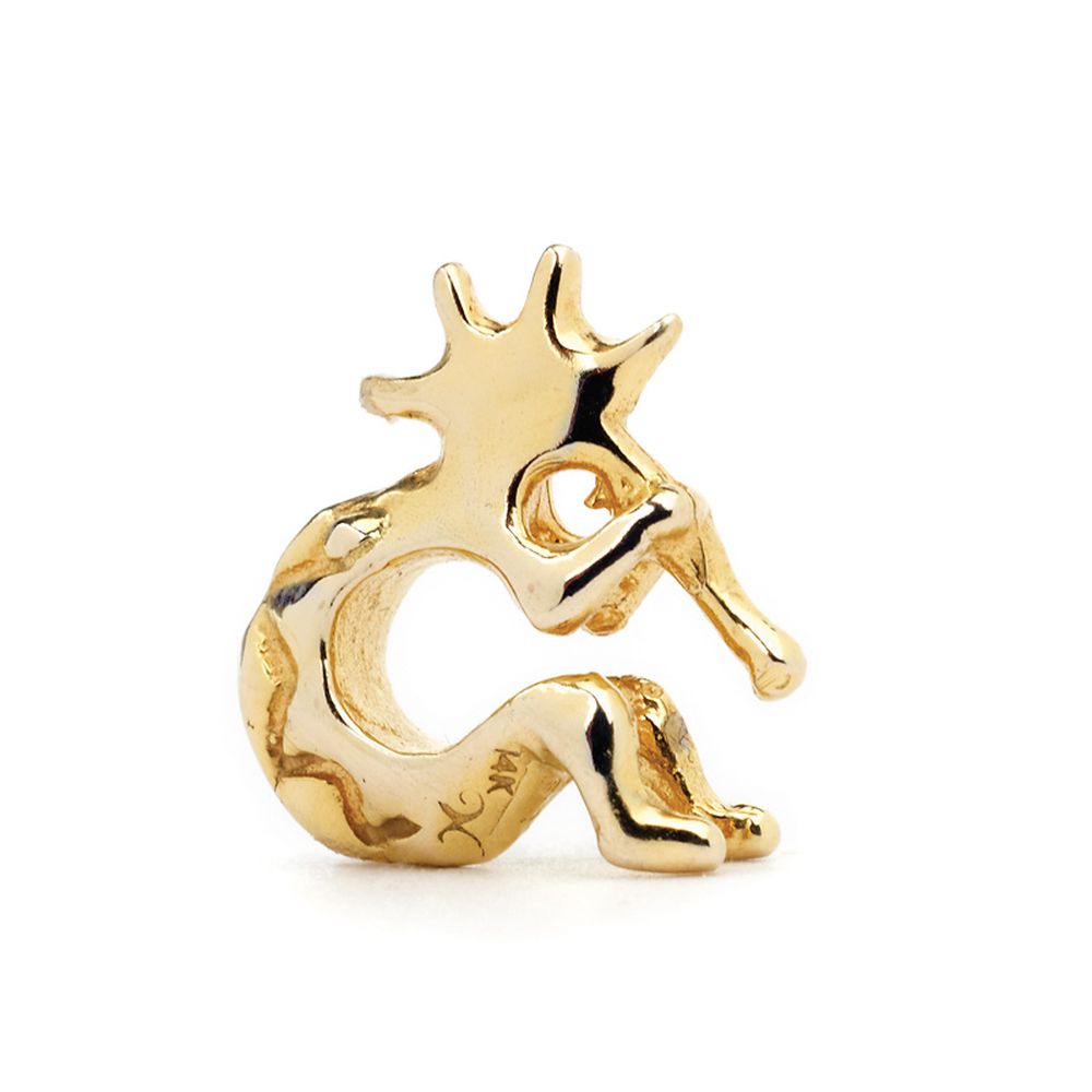 Novobeads Kokopelli, 14K Gold