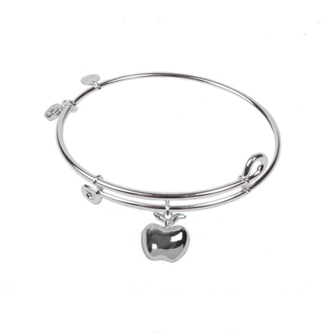 SOL Apple, Bangle Sterling Silver Plated