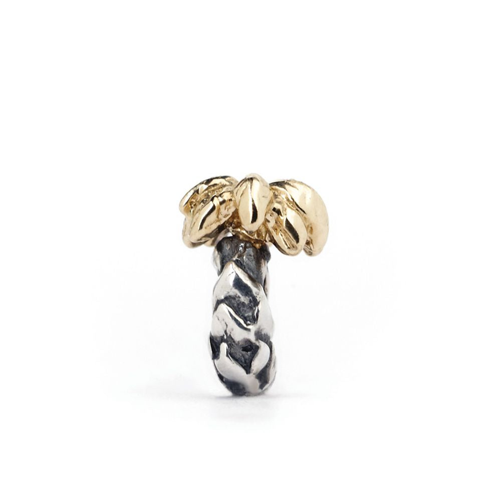 Novobeads Palm Tree, Silver with 14K Gold