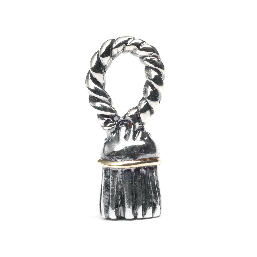 Novobeads Tassel, Silver with 14K Gold