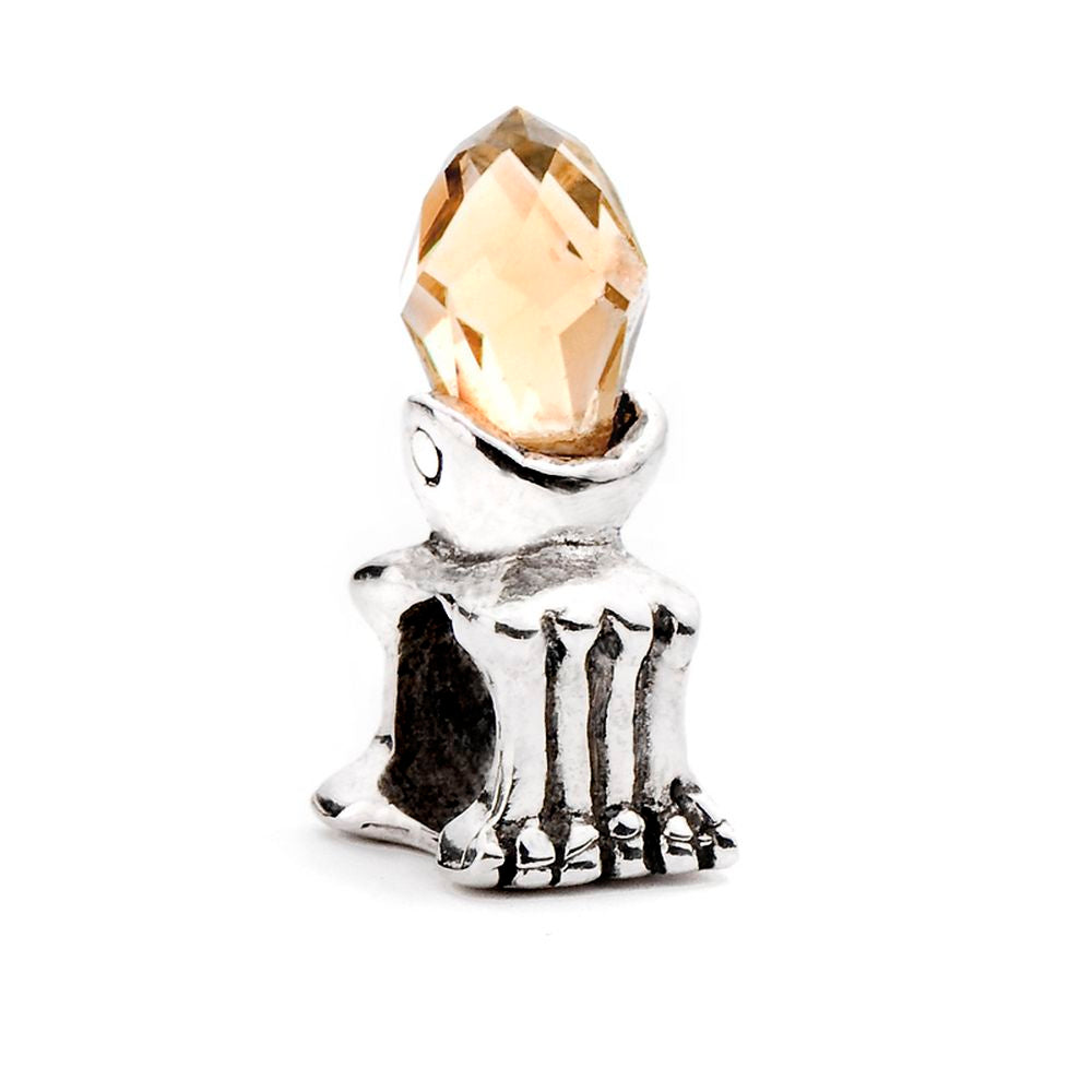 Novobeads Perfume, Silver with Crystals