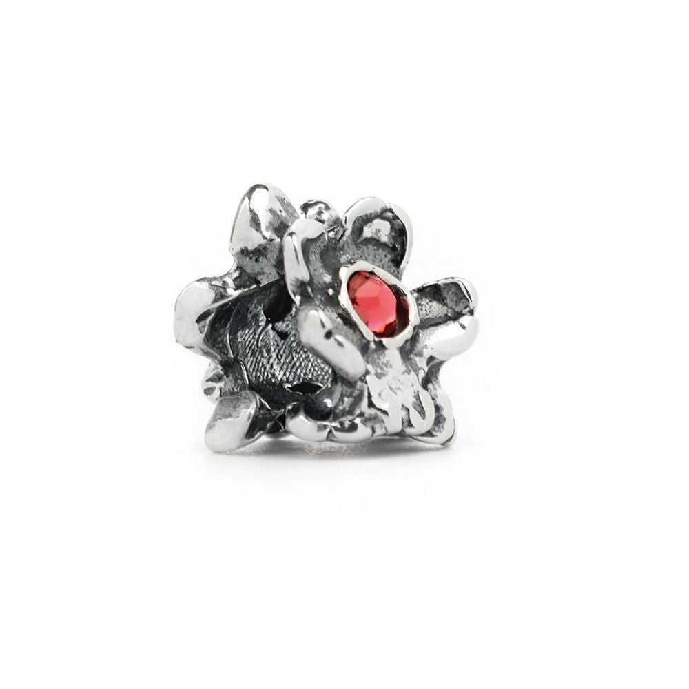 Novobeads Wild Roses, Silver with Crystals