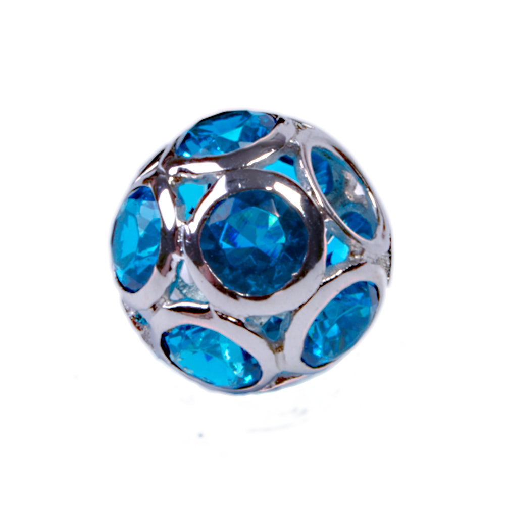 Novobeads Aquamarine Blue Orb