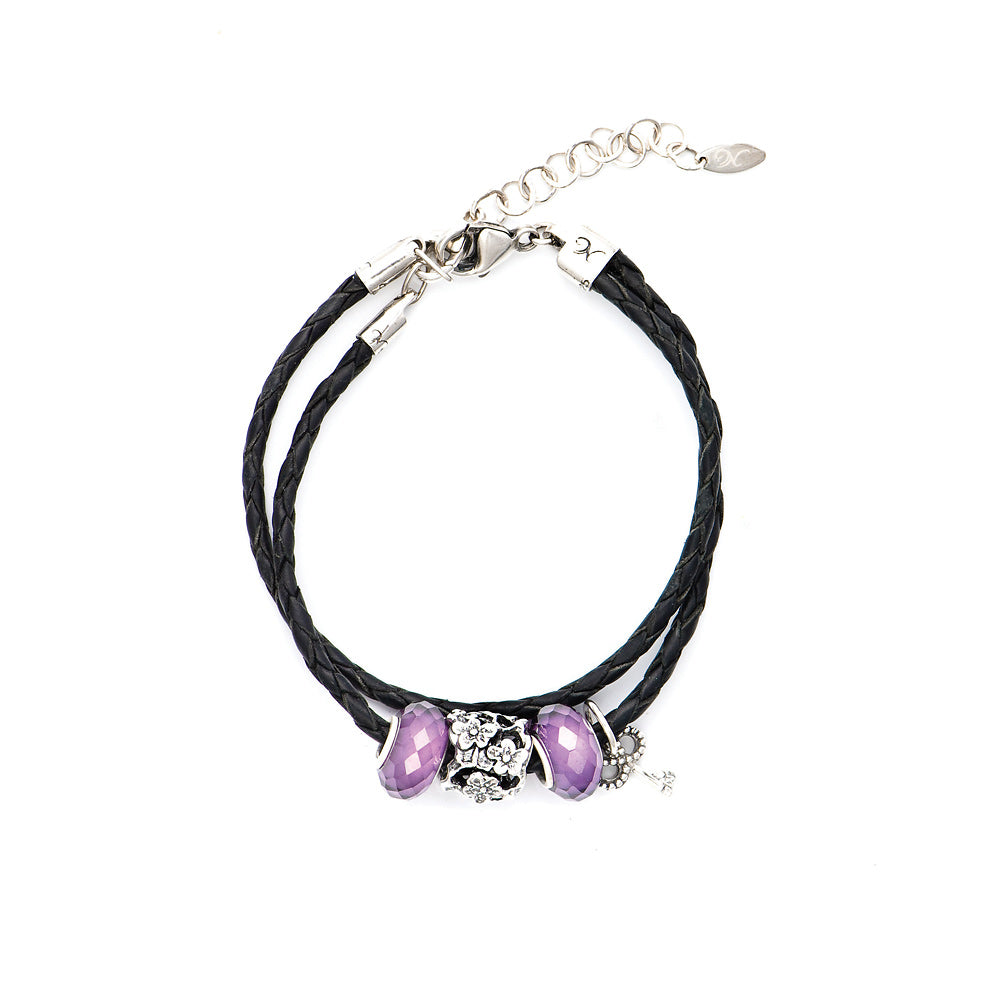 Novobeads Holiday Gift Bracelets, Indigo Blossoms Bracelet