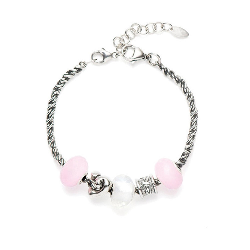Novobeads Holiday Gift Bracelets, Rose Hearts