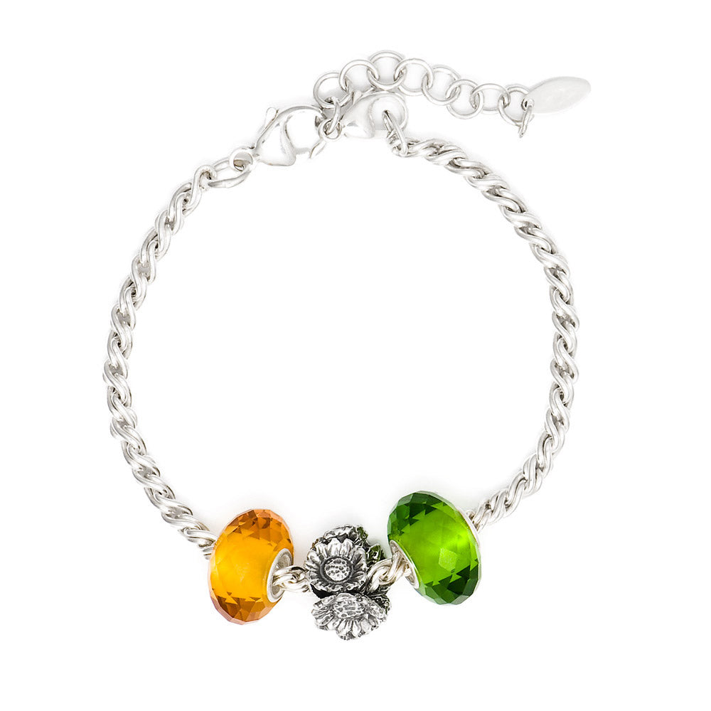 Novobeads Holiday Gift Bracelets, Sunflower