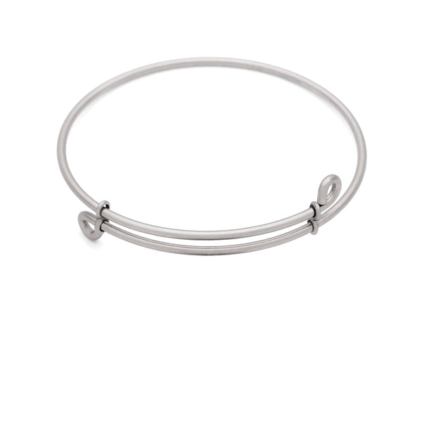 Plain, Bangle Antique Silver Color Finish