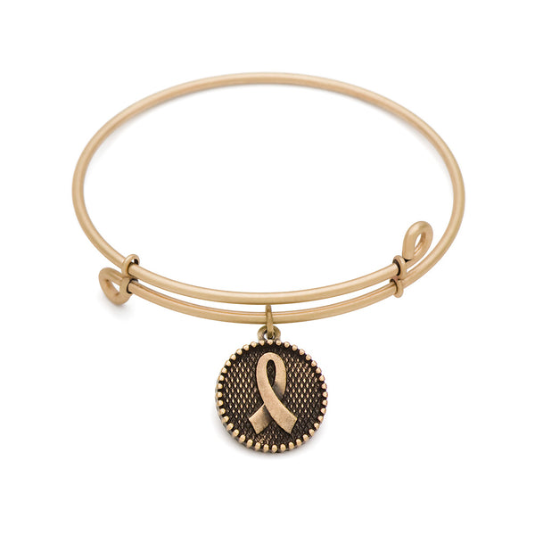 Awareness, Bangle Antique Gold Color Finish