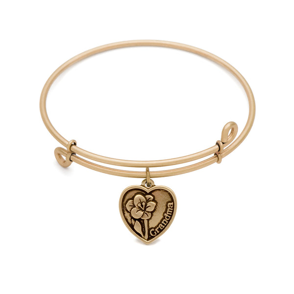 Grandmother, Bangle Antique Gold Color Finish