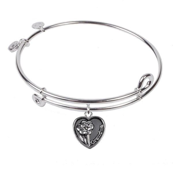 Grandmother, Bangle Sterling Silver Plated