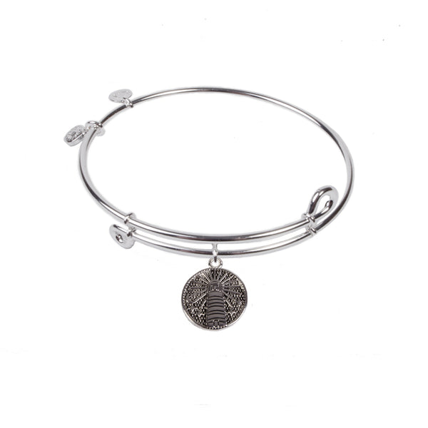 Lighthouse, Bangle Sterling Silver Plated