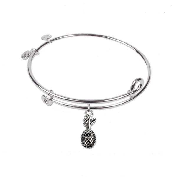 Pineapple, Bangle Sterling Silver Plated