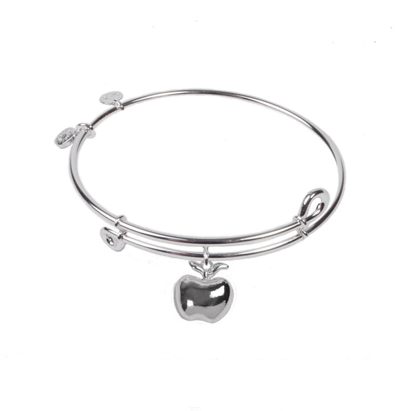 Apple, Bangle Sterling Silver Plated