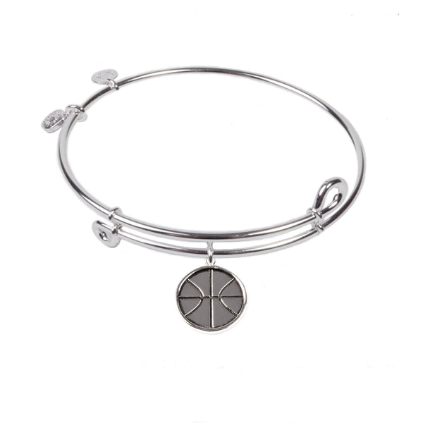 Basketball, Bangle Sterling Silver Plated