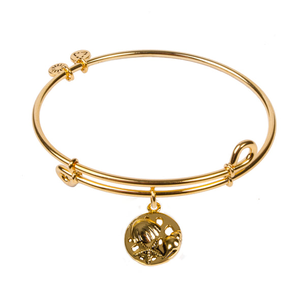 Ocean, Bangle 18K Gold Plated