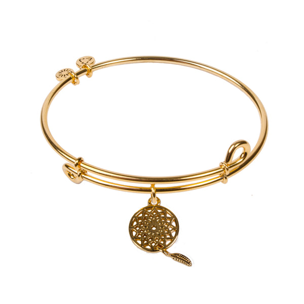 Dream Catcher, Bangle 18K Gold Plated