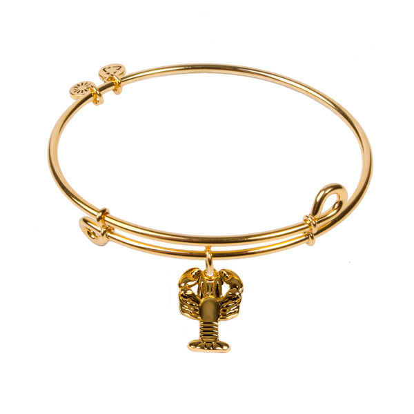 Lobster, Bangle 18K Gold Plated