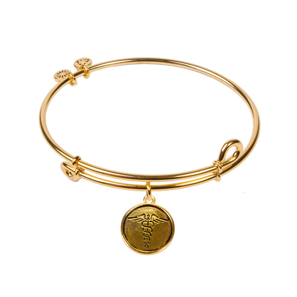 Nurse, Bangle 18K Gold Plated