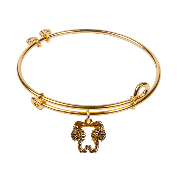 Seahorses, Bangle 18K Gold Plated