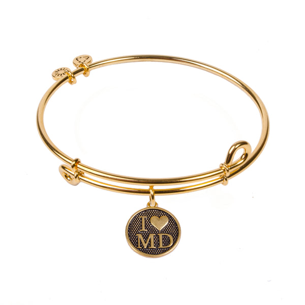 I Love MD, Bangle 18K Gold Plated