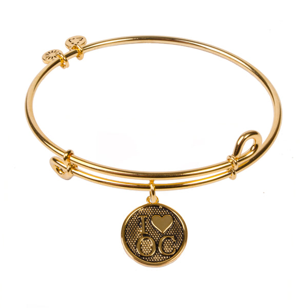 I Love OC, Bangle 18K Gold Plated