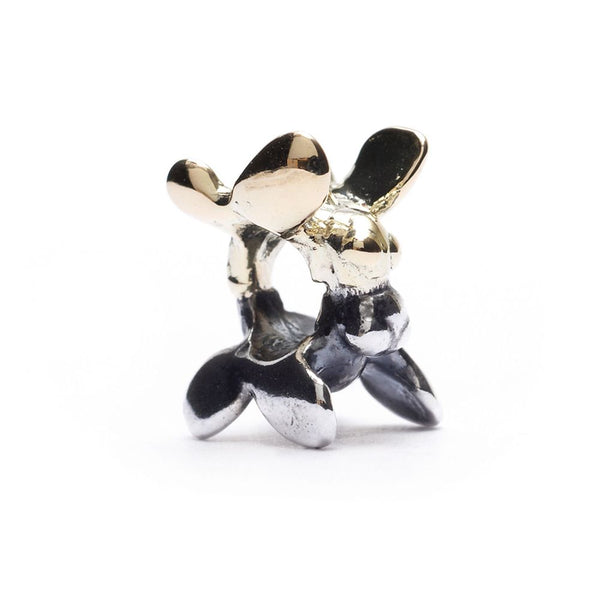 Butterflies, Silver with 14K Gold