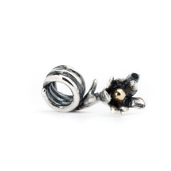 Morning Glory, Silver with 14K Gold