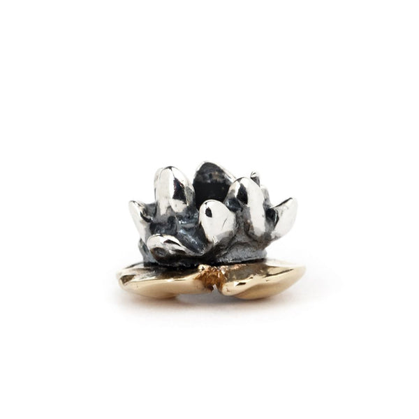 Lily Pad, Silver with 14K Gold