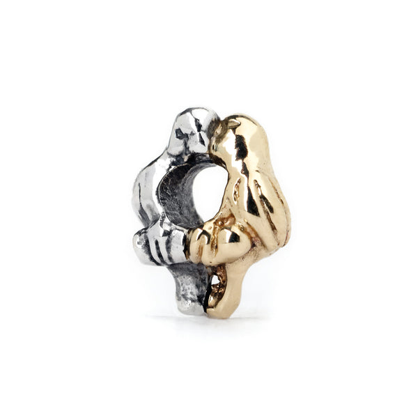 Lovebirds, Silver with 14K Gold
