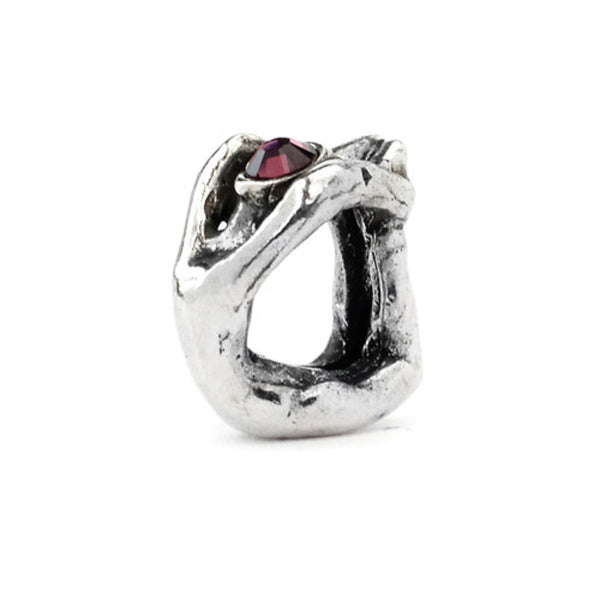 Yoga, Silver with Crystals