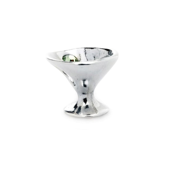 Martini, Silver with Crystals