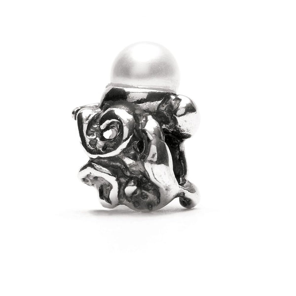 Octopus, Silver with Faux Pearls