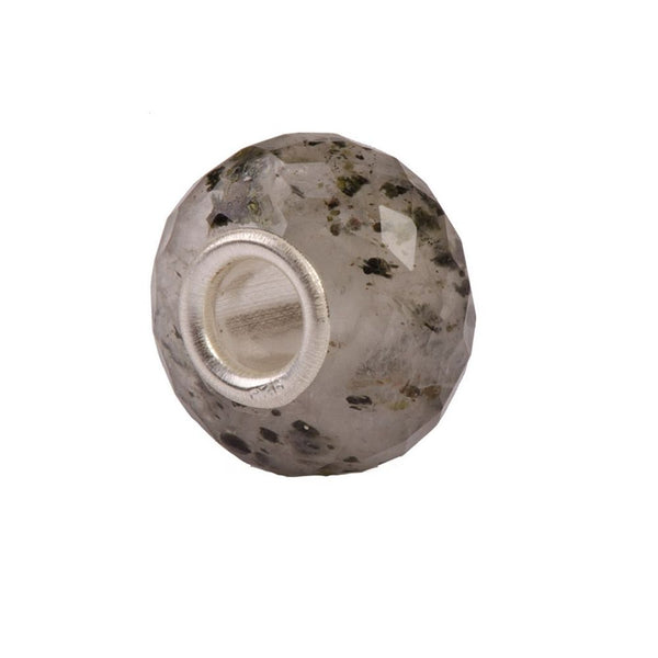 Faceted Black Moss Quartz