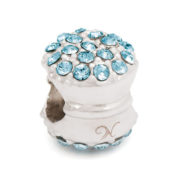 White & Aqua Macaroon