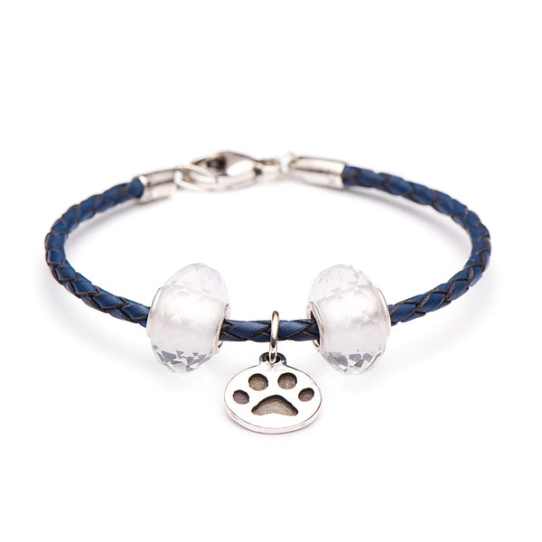 School Spirit Bracelets, Blue Paw