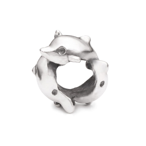 Novobeads Dolphins, Silver