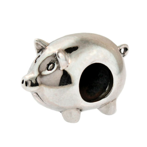 Novobeads Pig, Silver