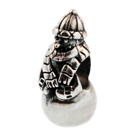 Novobeads Snowman, Silver