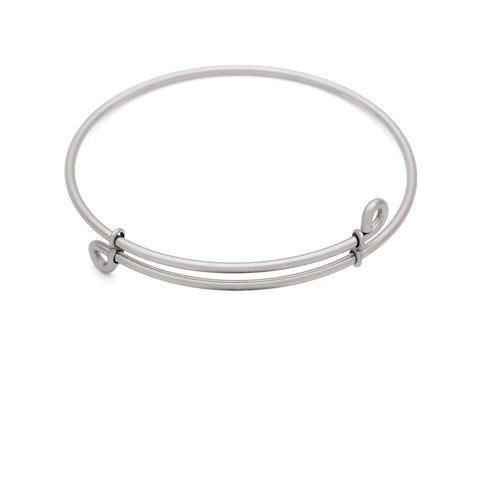 SOL Plain, Bangle Antique Silver Color Finish