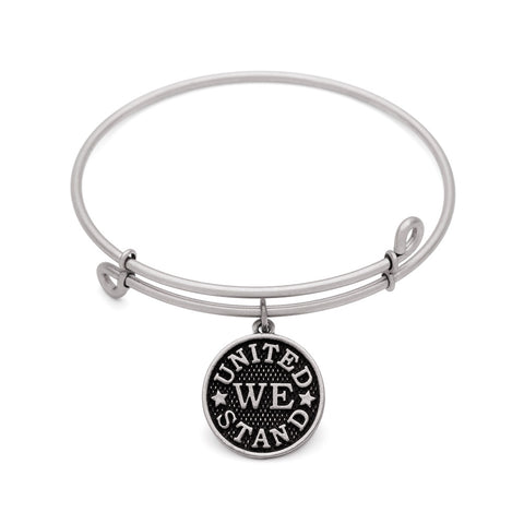 SOL United We Stand, Bangle Antique Silver Color Finish