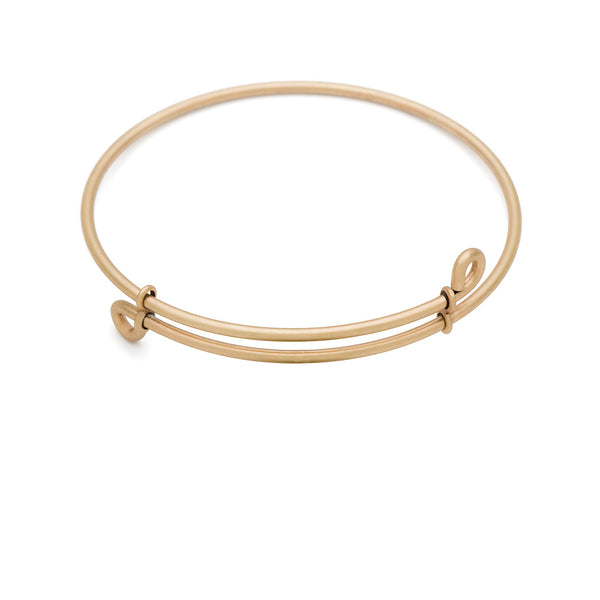 SOL Plain, Bangle Antique Gold Color Finish