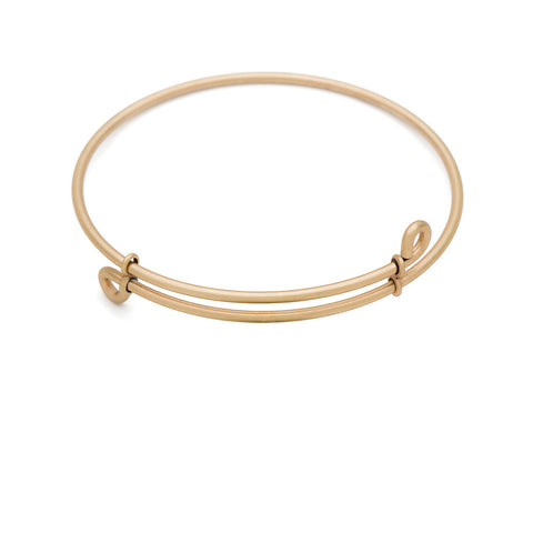 SOL Plain, Bangle Antique Gold Color Finish