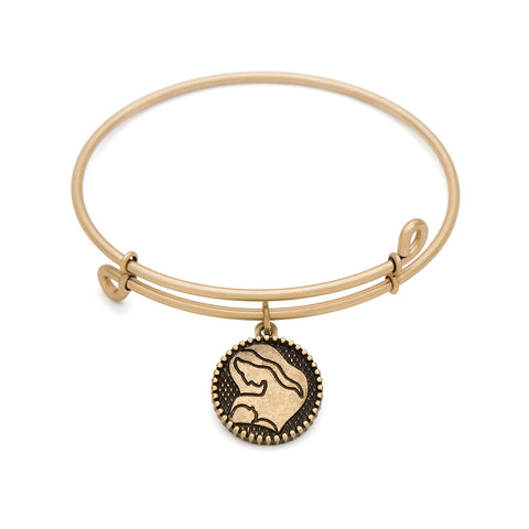 SOL Mother, Bangle Antique Gold Color Finish