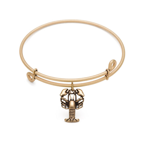 SOL Lobster, Bangle Antique Gold Color Finish