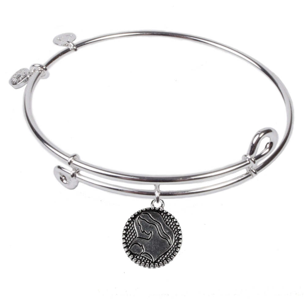 SOL Mother, Bangle Sterling Silver Plated
