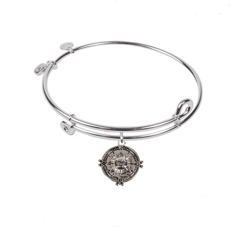 SOL Compass, Bangle Sterling Silver Plated